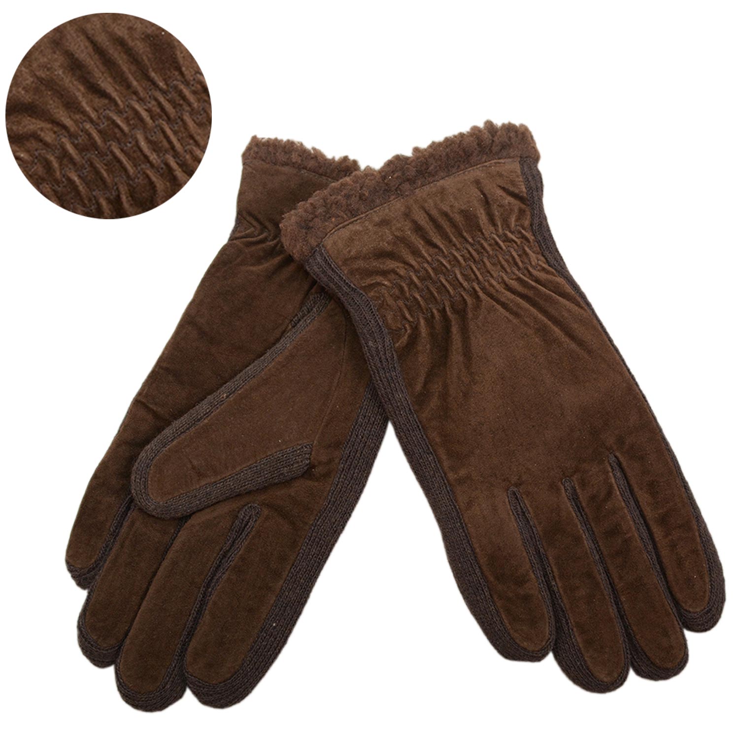 (image for) LG-101 LARGE SUEDE BROWN GLOVES